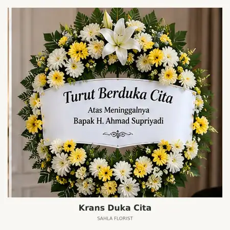 Krans Bunga Duka Rumah Duka Husada